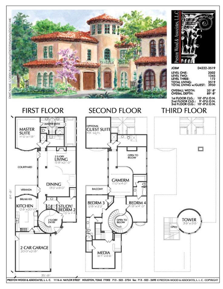 second floor house plan