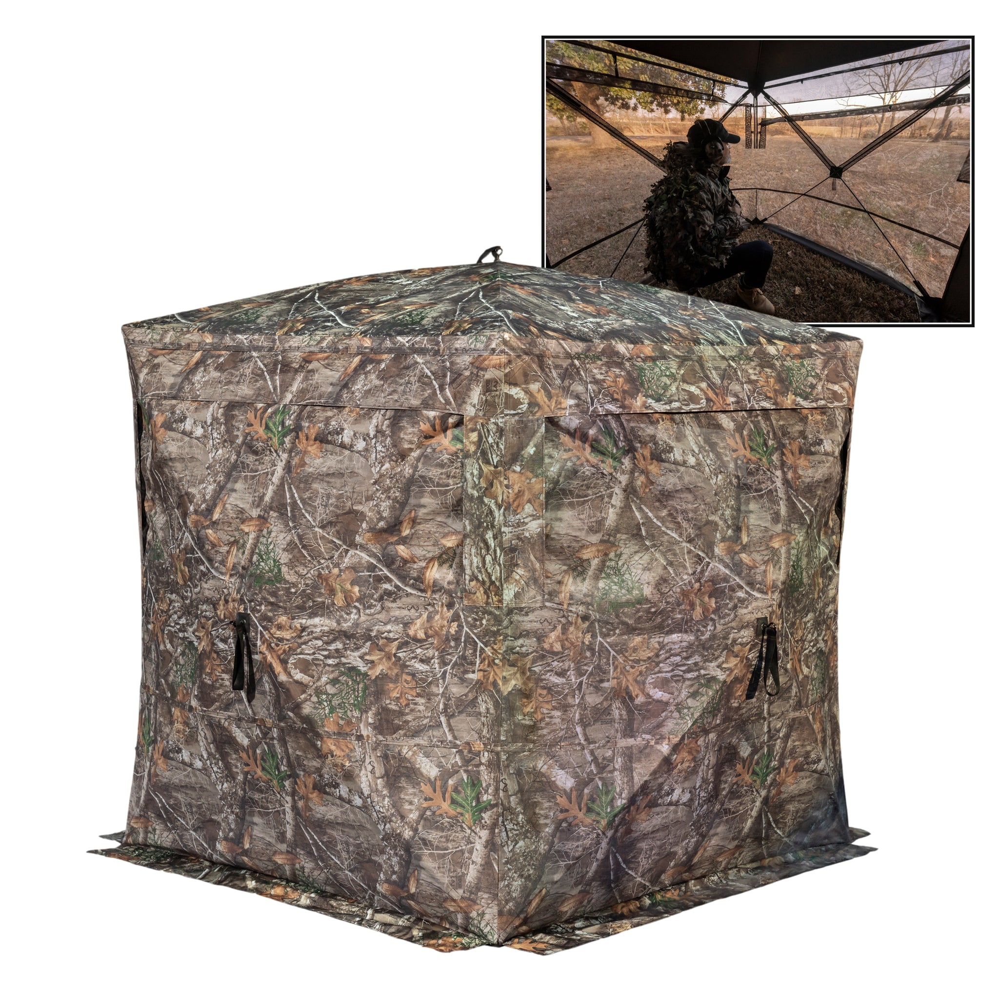 see thru ground blind