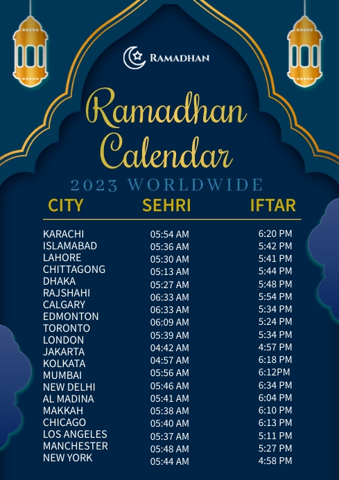 sehri time today in edmonton