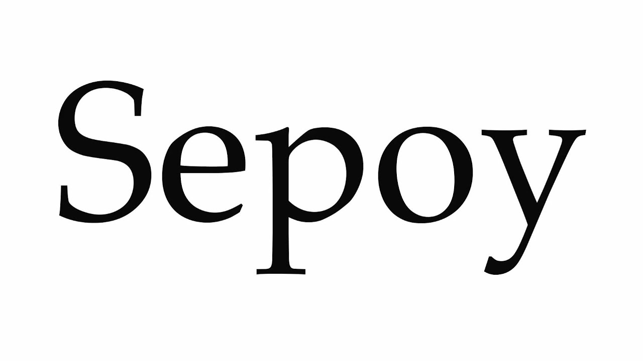 sepoy pronunciation