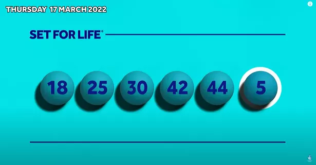 set for life results checker