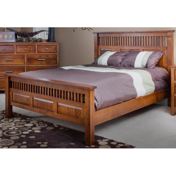 sheesham wood double bed