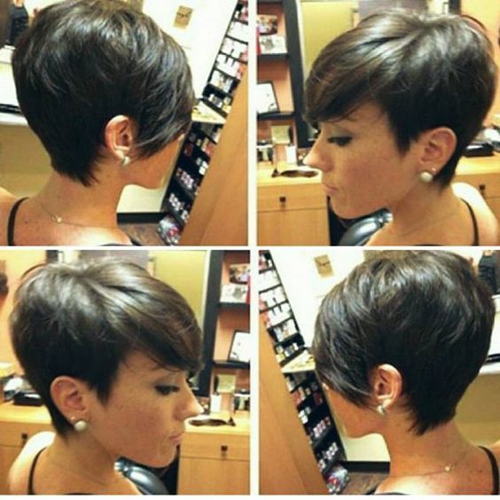 short asymmetrical pixie haircuts