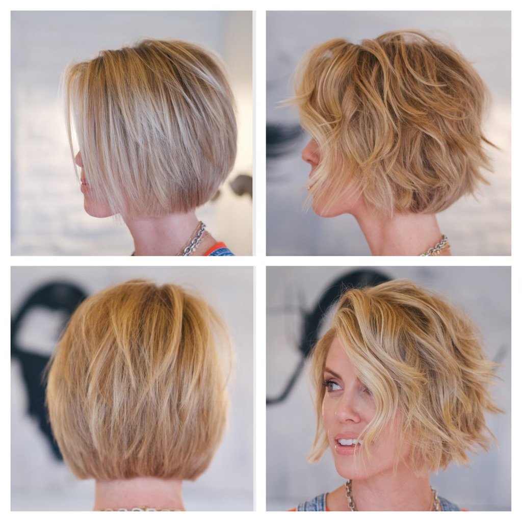 short bob hairstyles layered