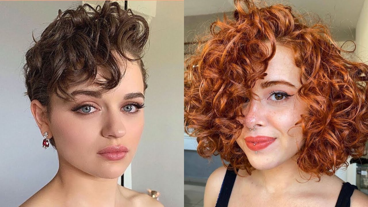 short haircuts for curly hair