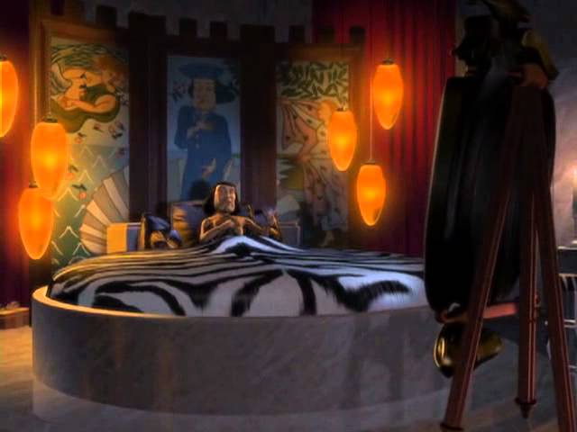 shrek lord farquaad bed