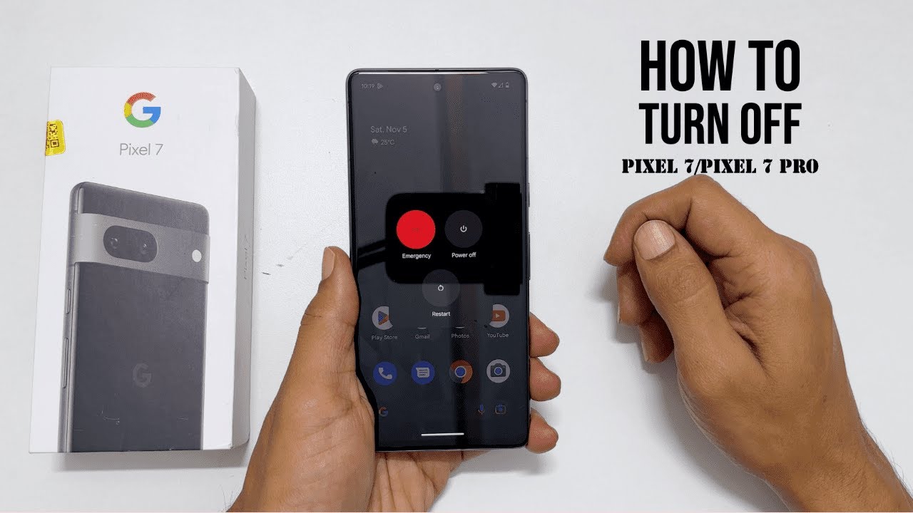 shut down pixel 7 pro