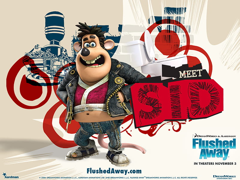 sid flushed away