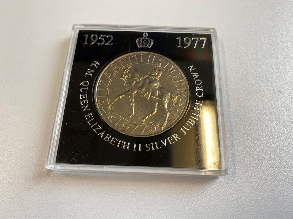 silver jubilee coin in case