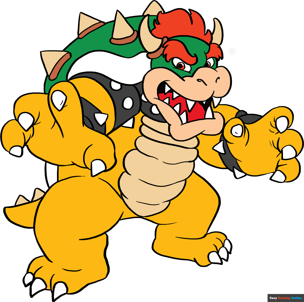 simple bowser drawing