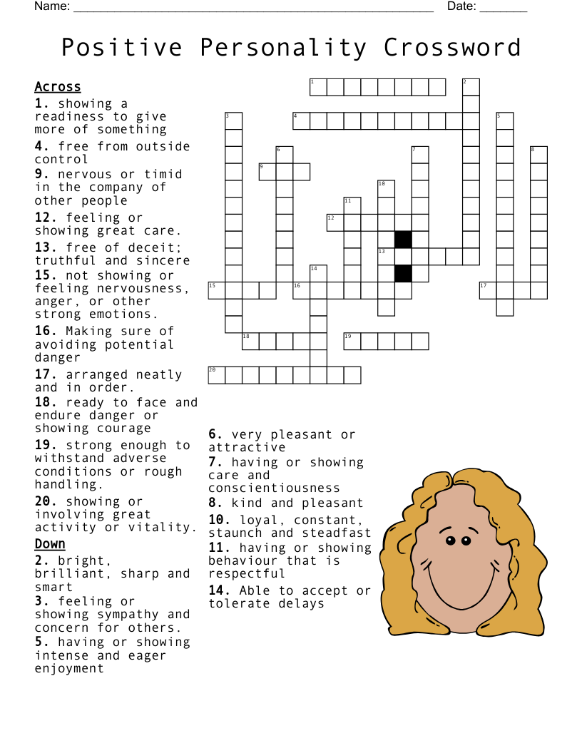 sincere crossword