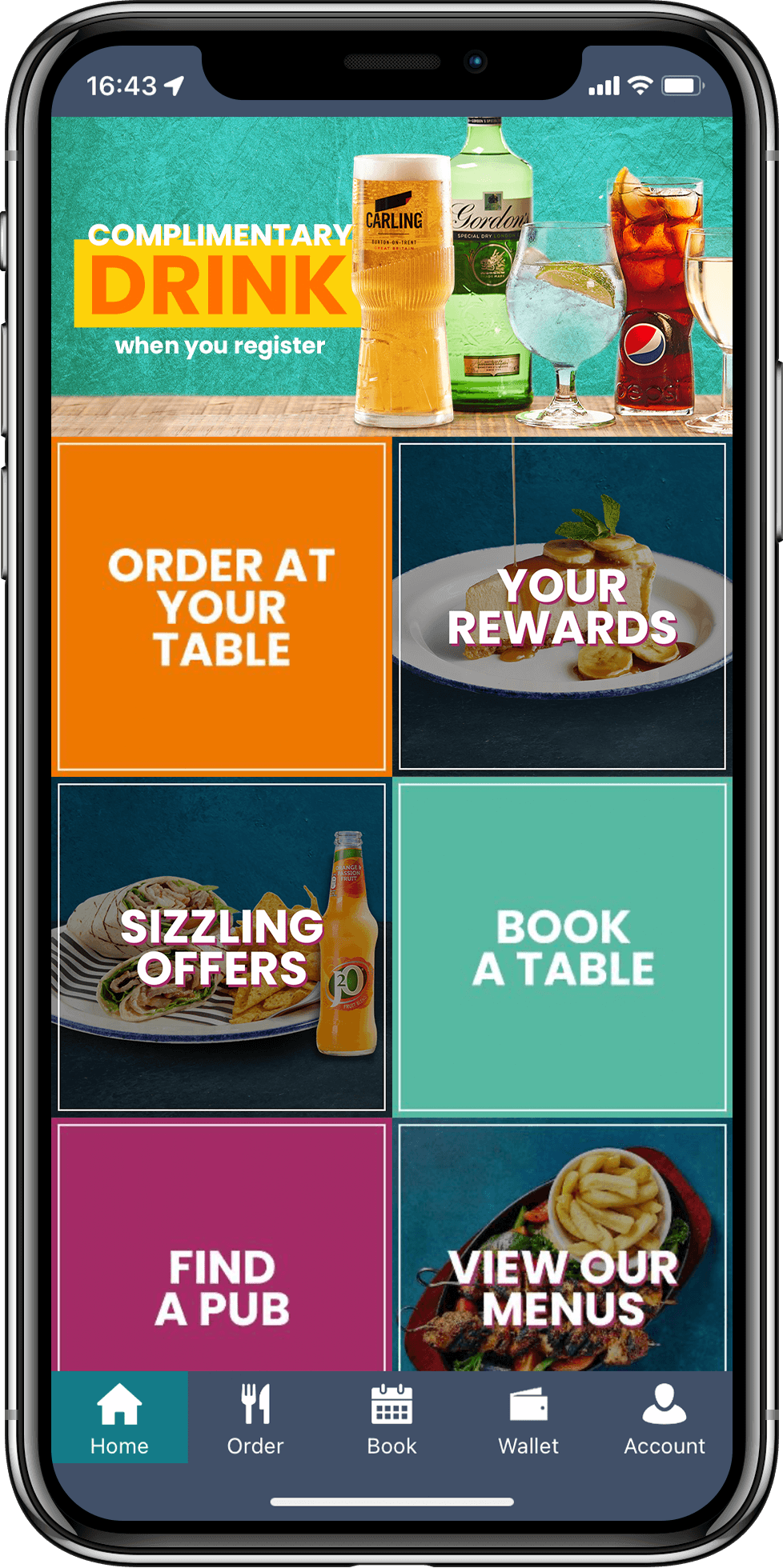 sizzling pubs app download