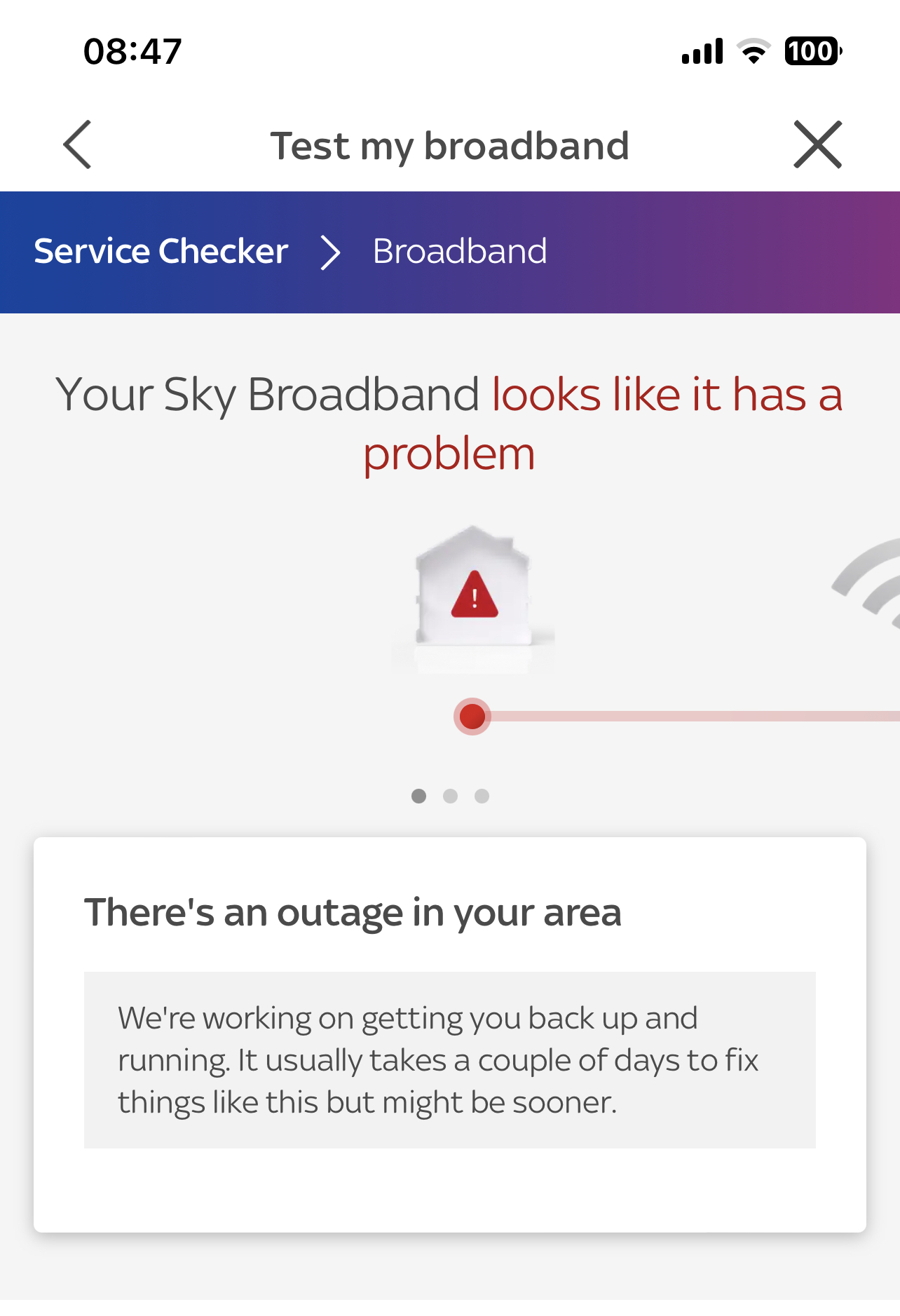 sky network outage