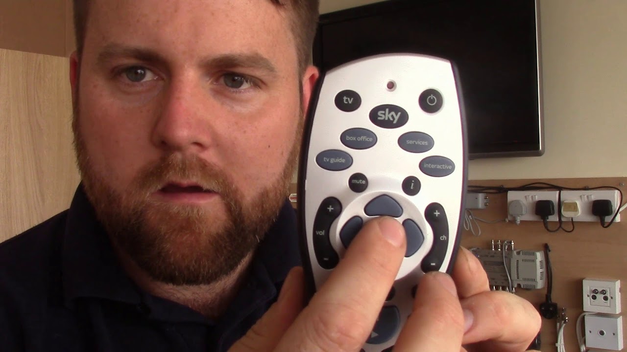 sky remote tv volume