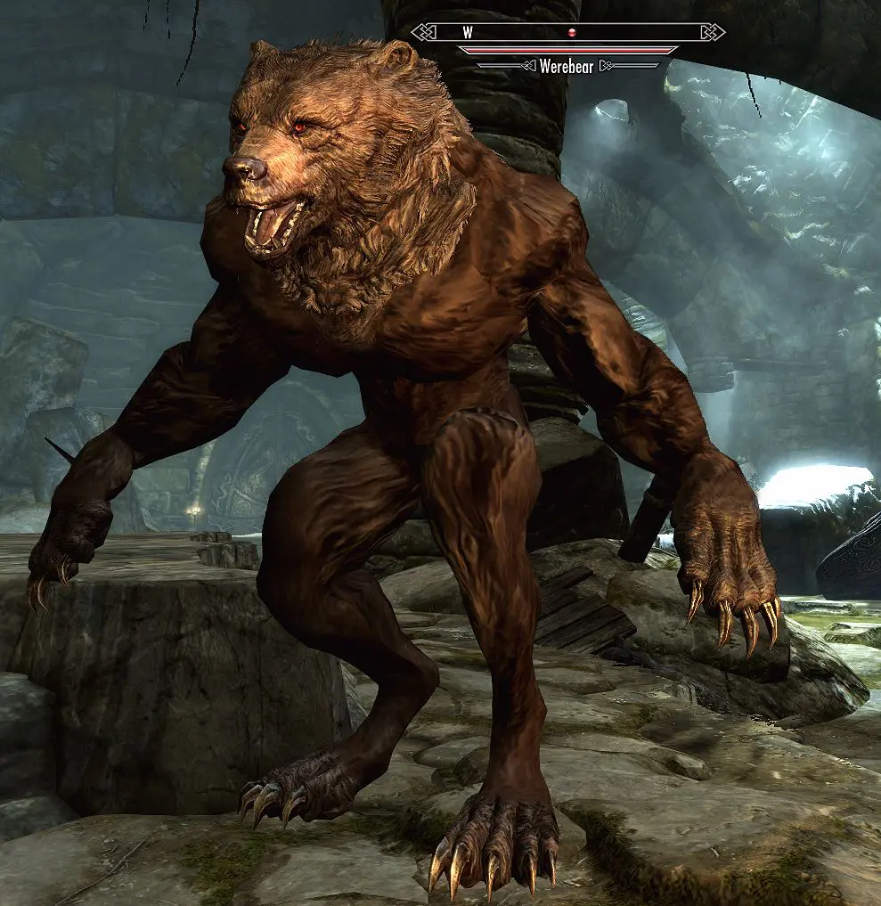 skyrim werebear