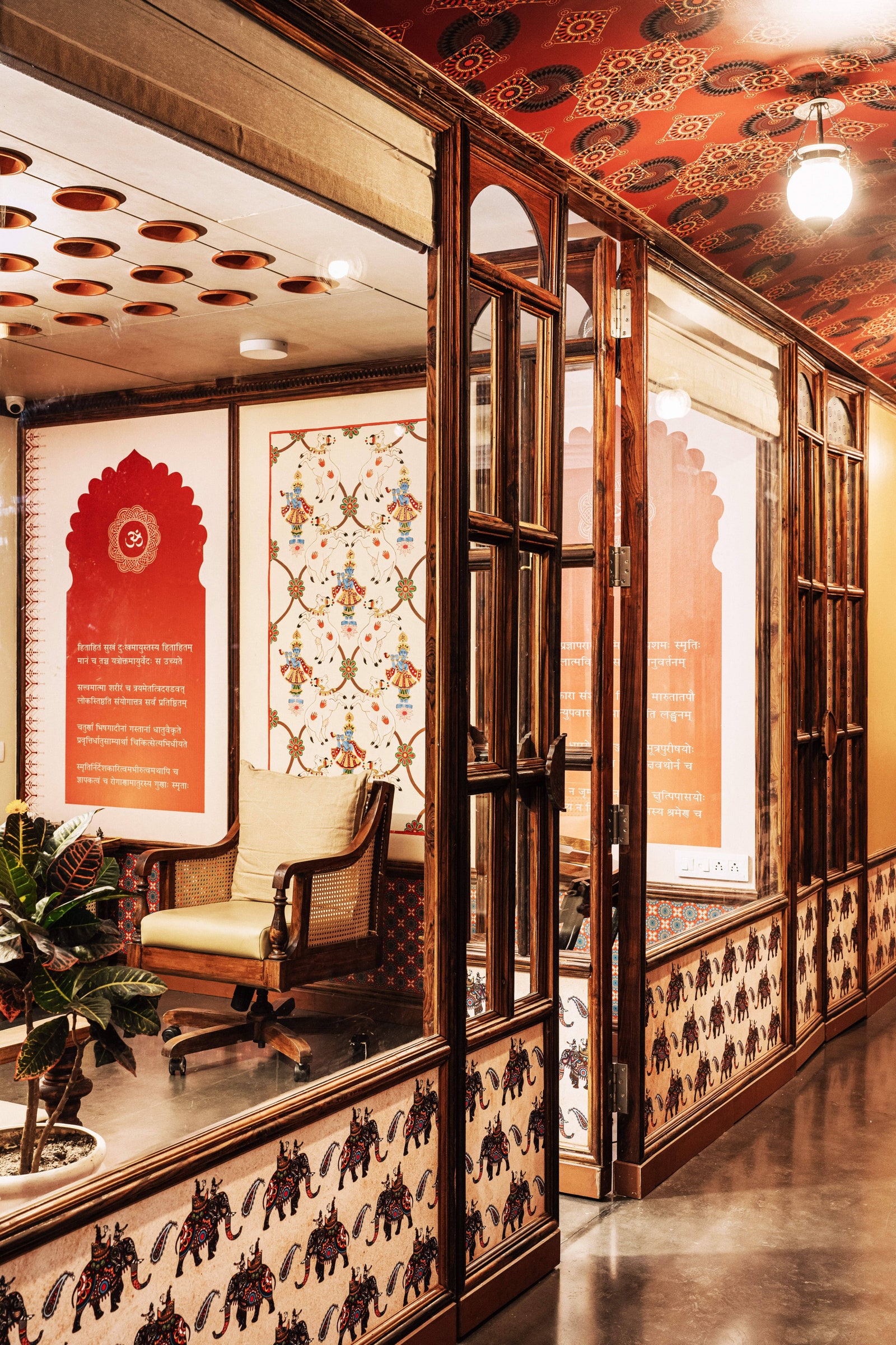 small ayurvedic clinic interior design