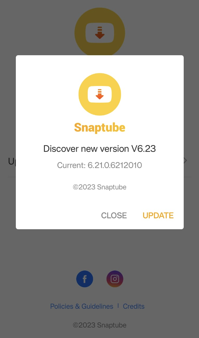 snaptube apk download old version