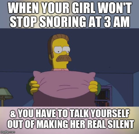 snoring meme