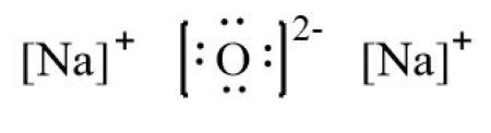 sodium and oxygen lewis dot structure