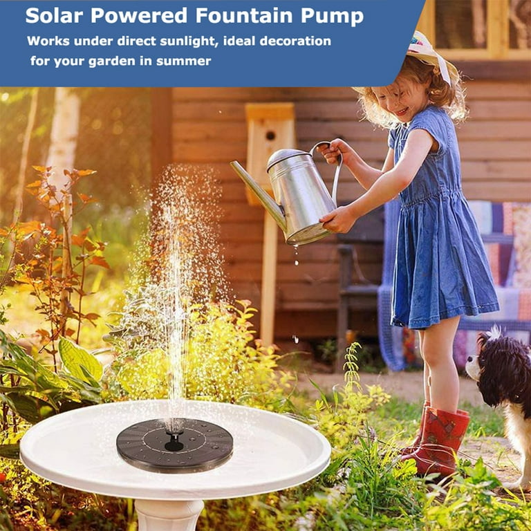 solar powered water fountain pump