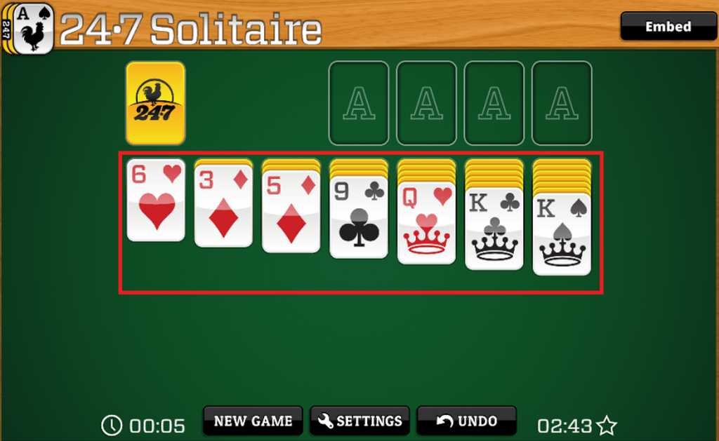 solitaire card games 247