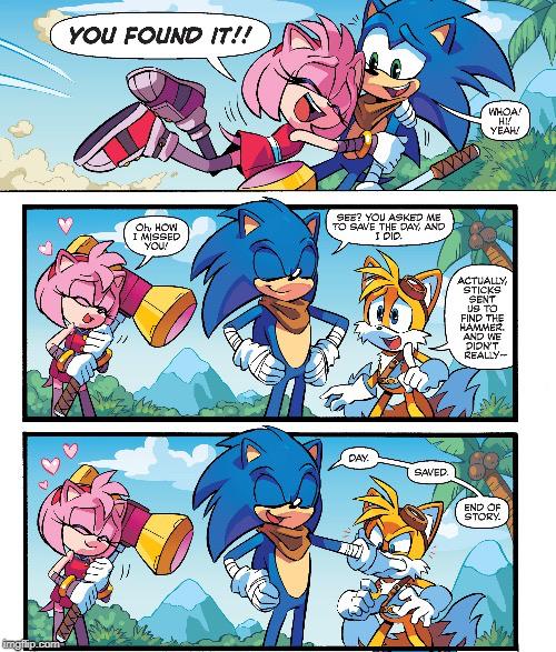 sonic and amy boom