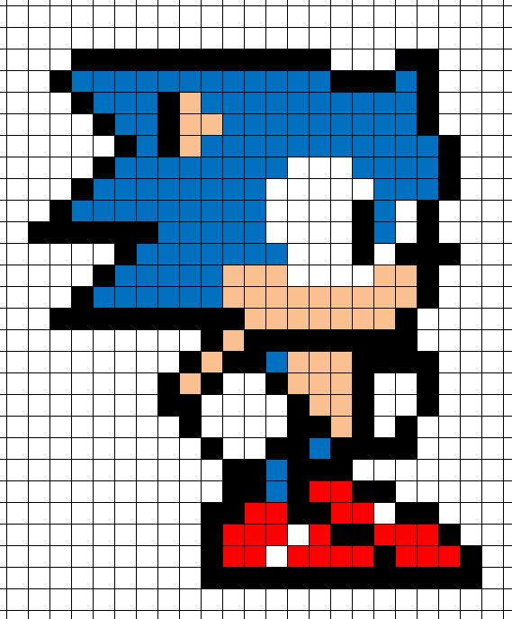 sonic pixel art