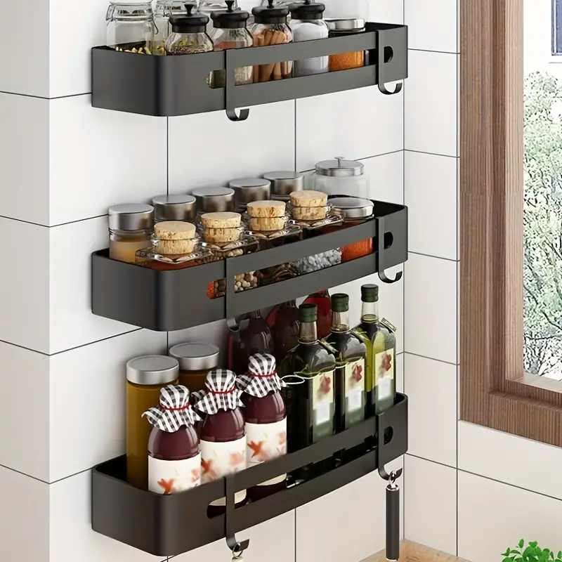 spice rack wall mounted