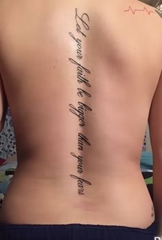 spine tattoo quotes