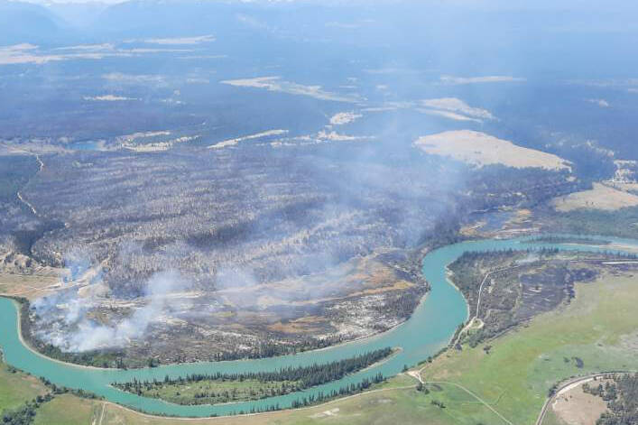 st marys river fire map