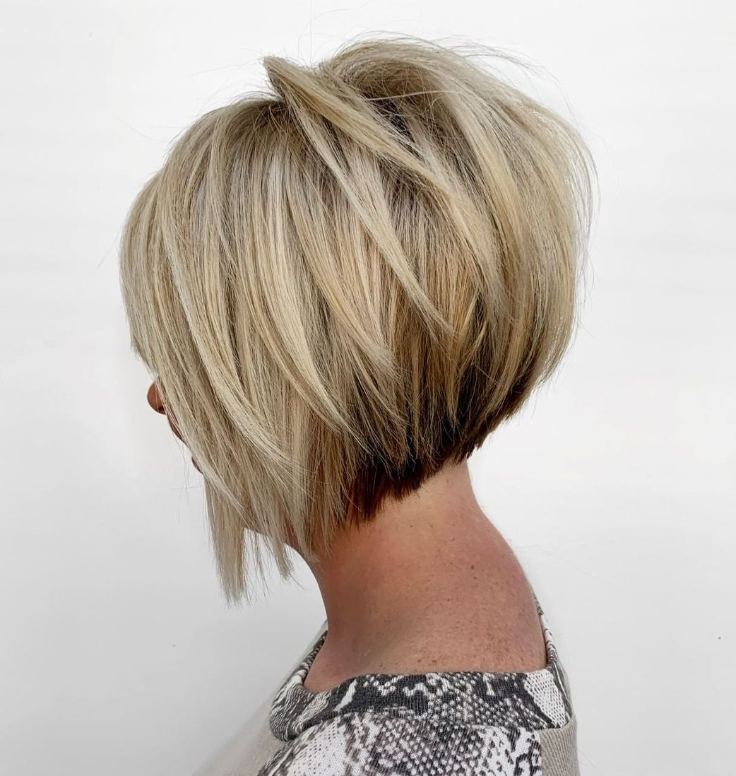 stacked bob cut hairstyles