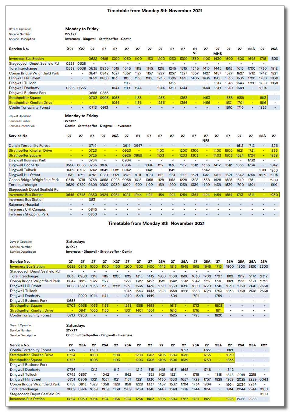 stagecoach bus timetables