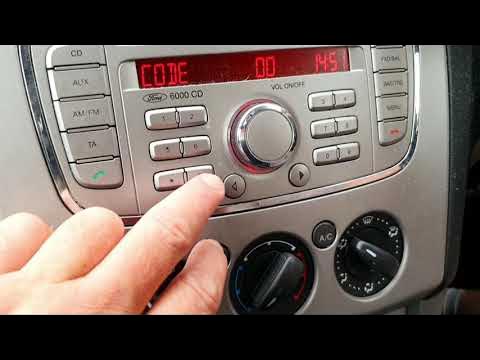 stereo code for ford focus