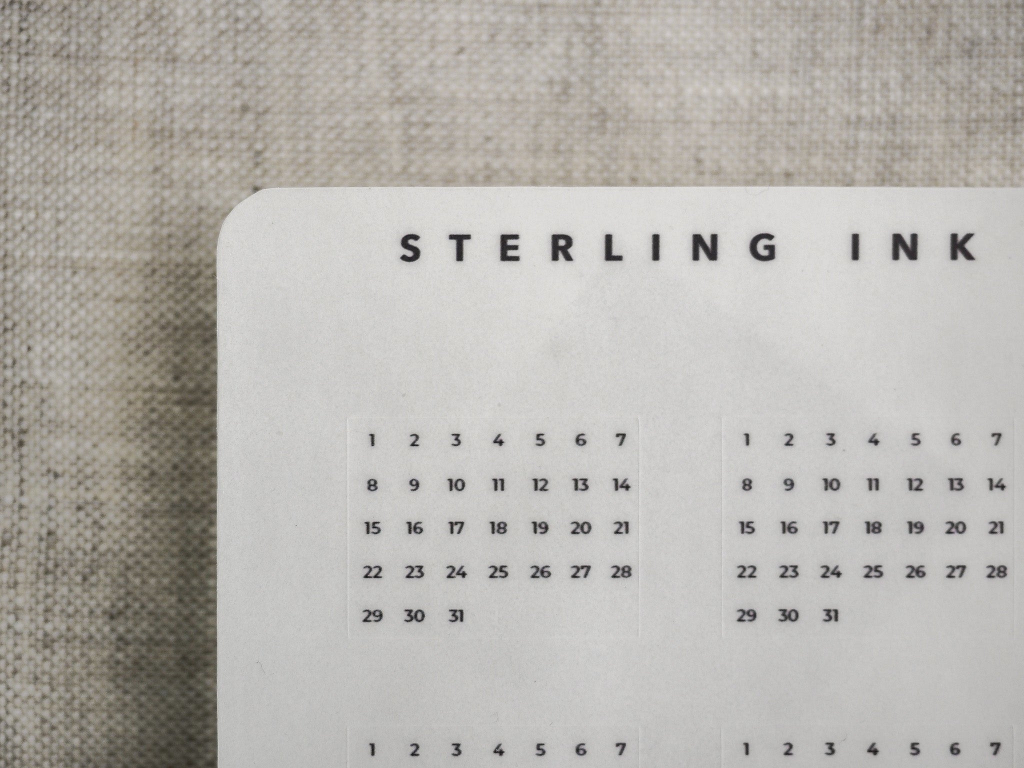 sterling ink common planner