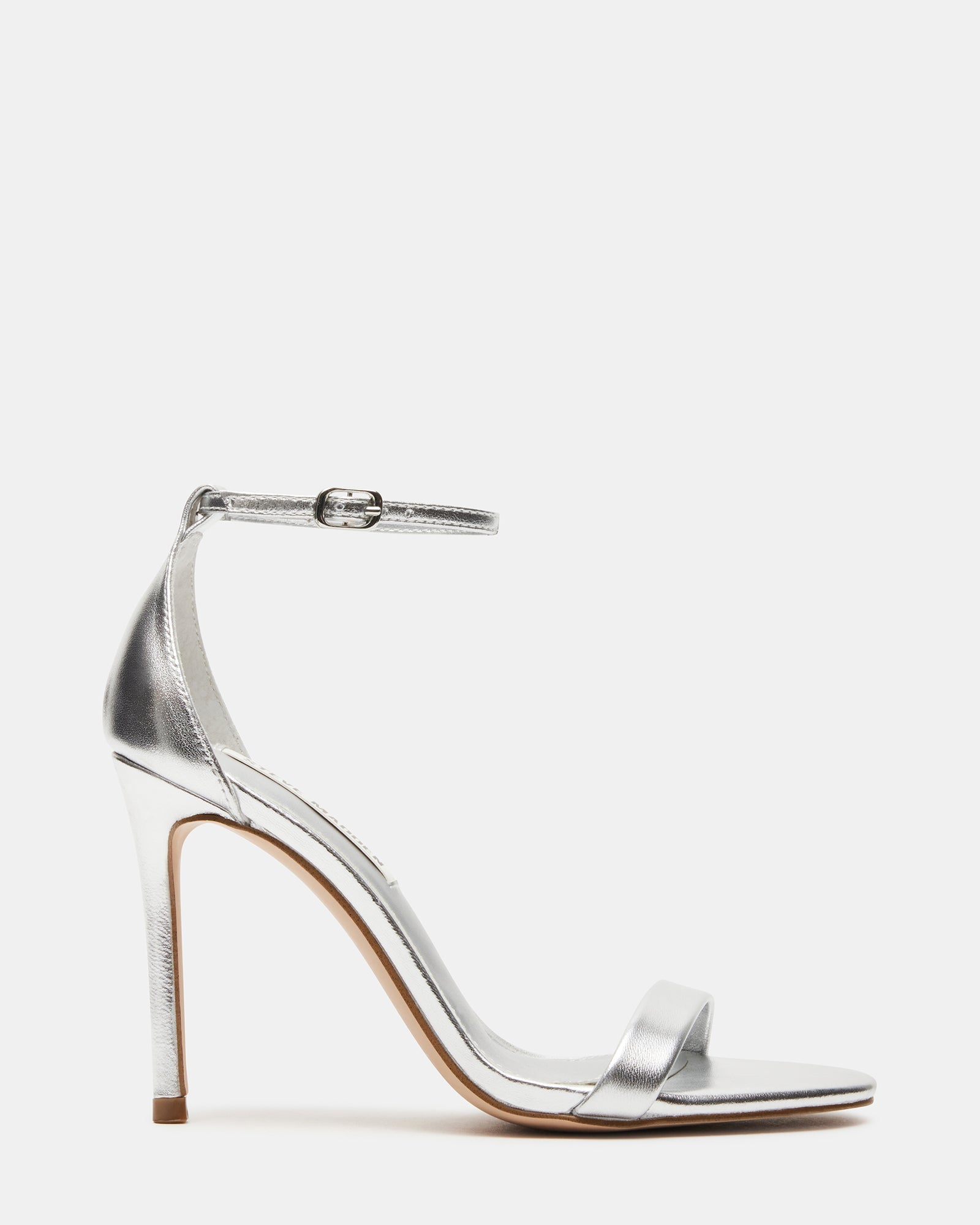 steve madden silver heels