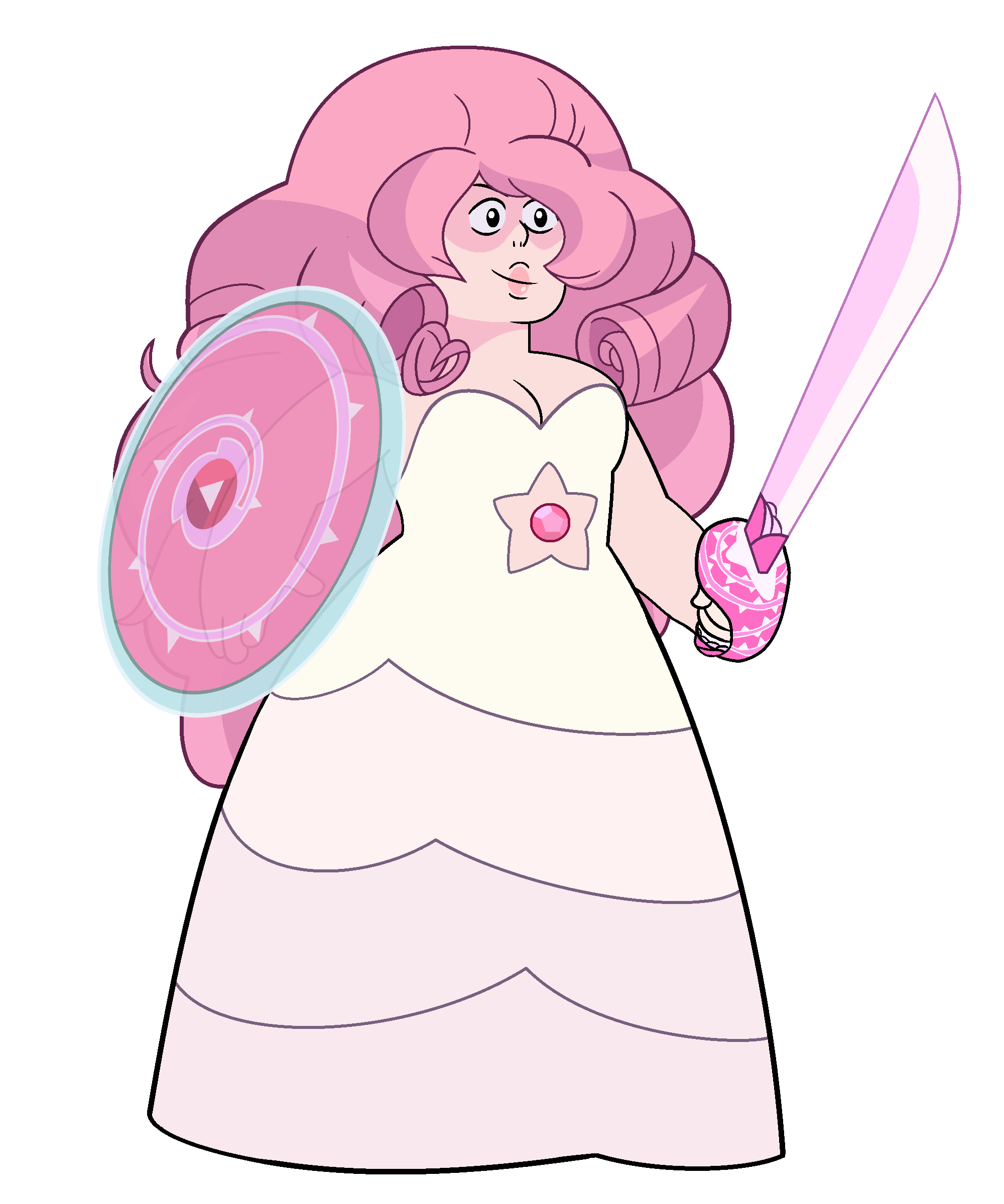 steven universe and rose quartz