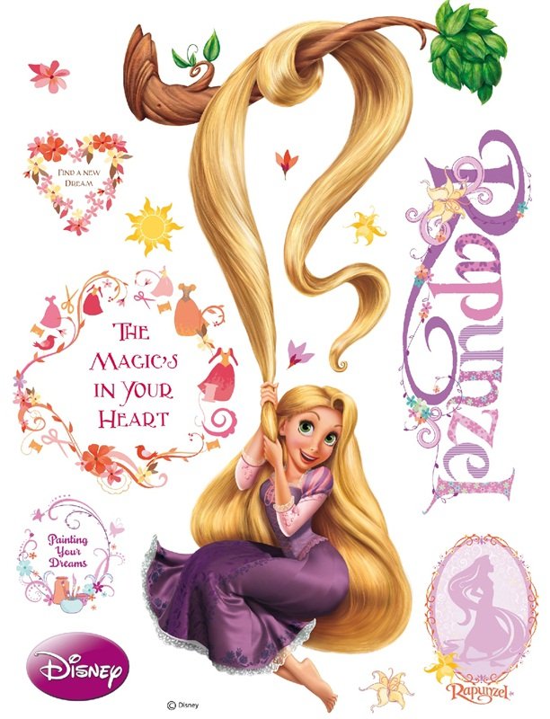 stickers de rapunzel