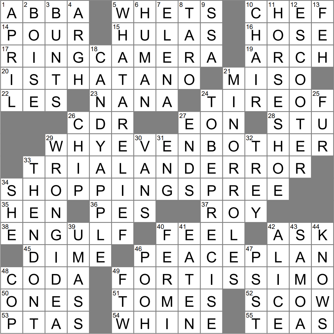 stock pile crossword clue