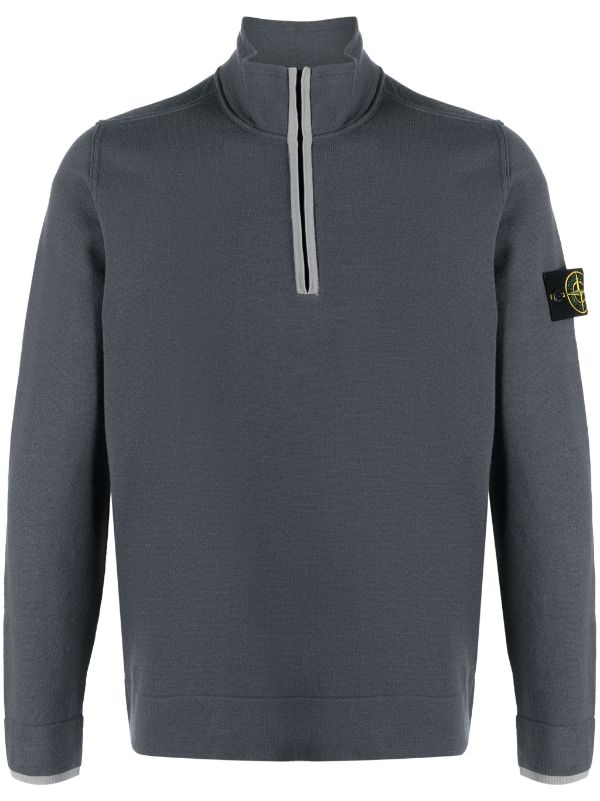 stone island half zip jumper