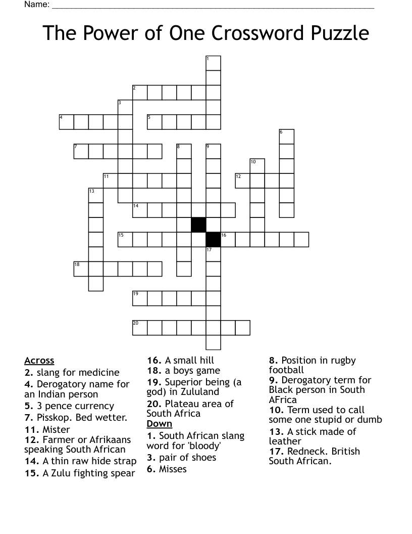 stupid crossword