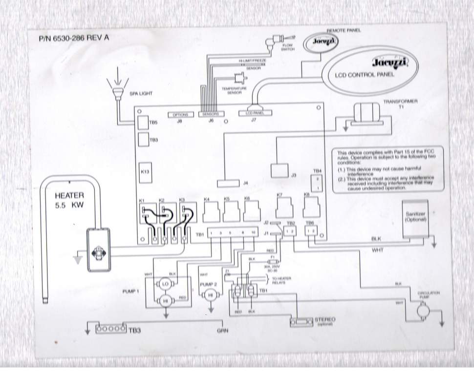 sundance spa wiring diagram