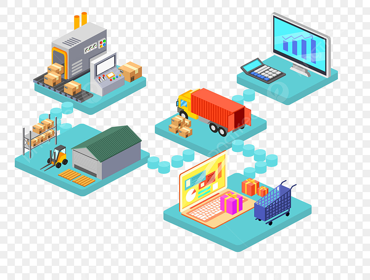 supply chain clipart