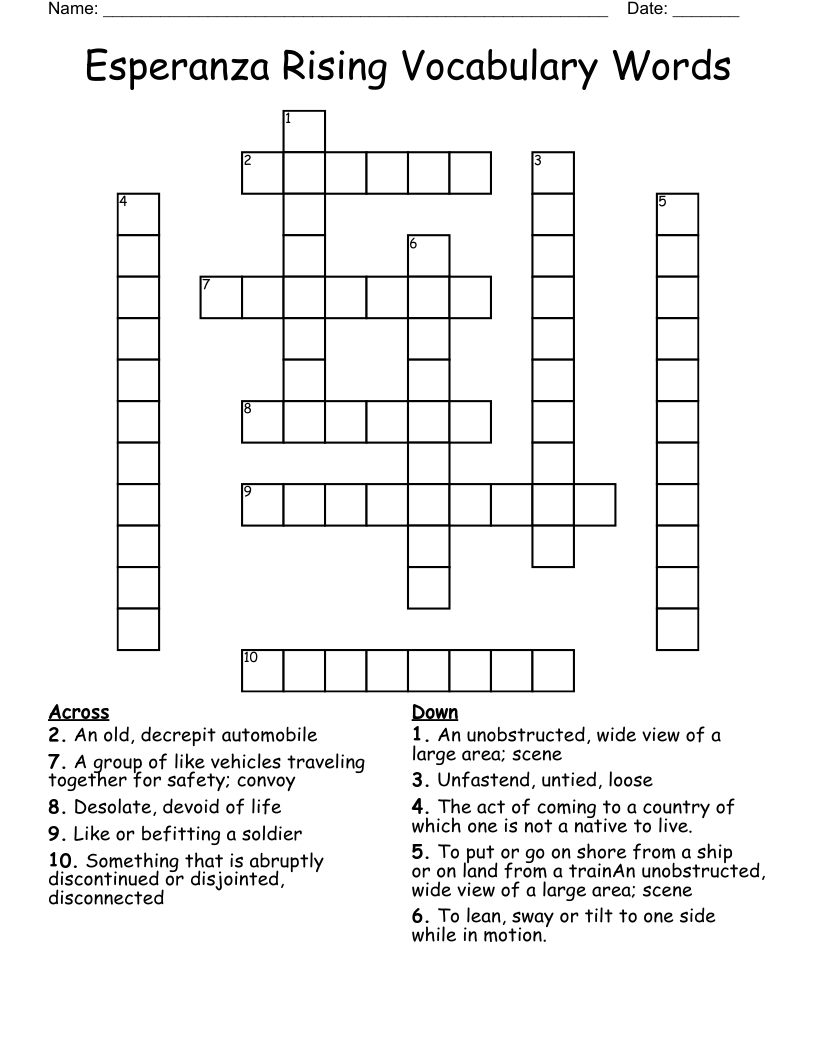 sway crossword clue