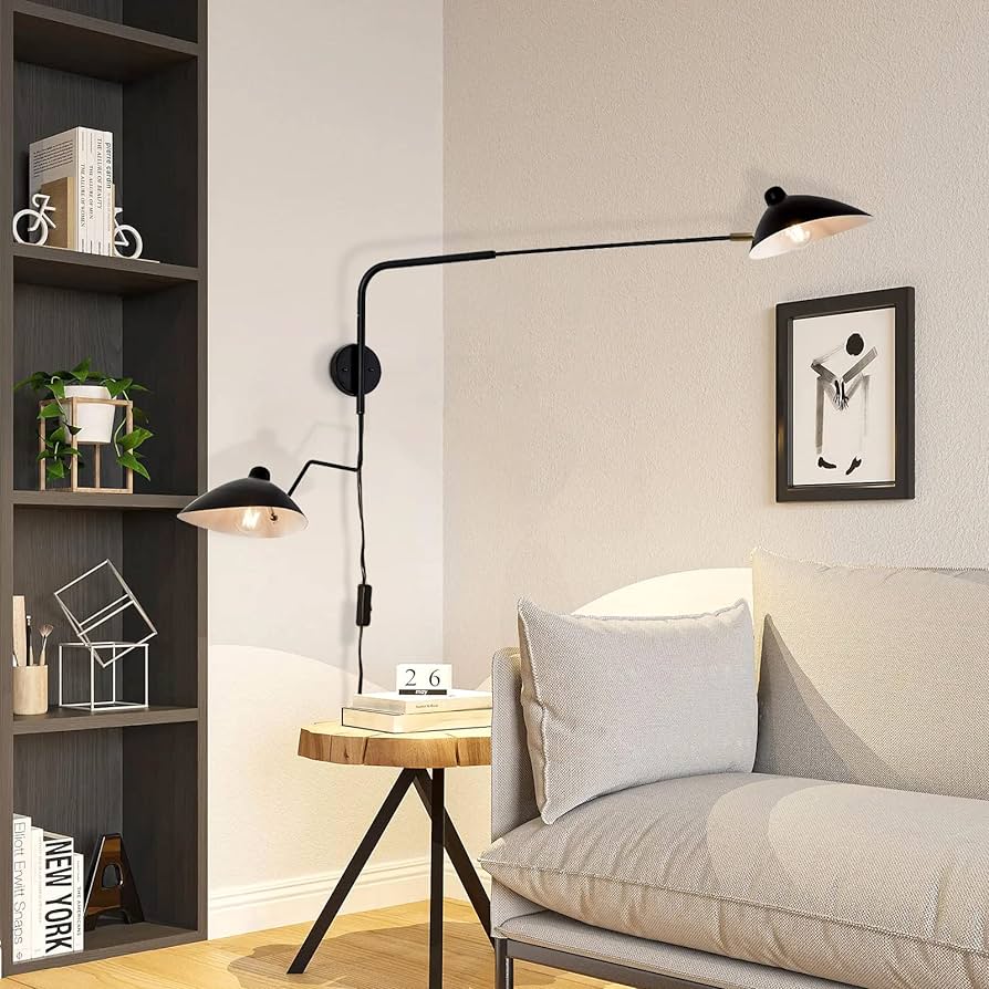 swing arm wall lamp