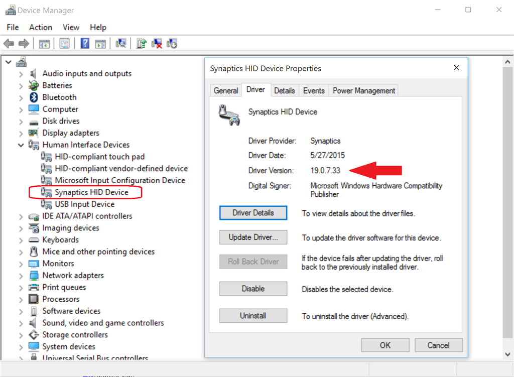 symantec touchpad driver