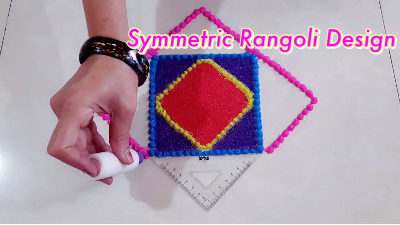 symmetry rangoli patterns