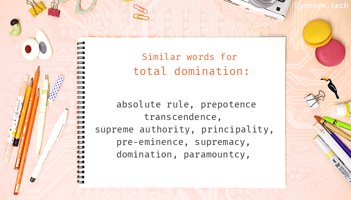 synonym for domination