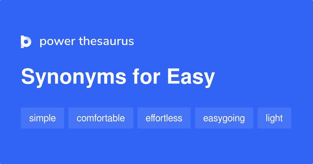 synonym for easy