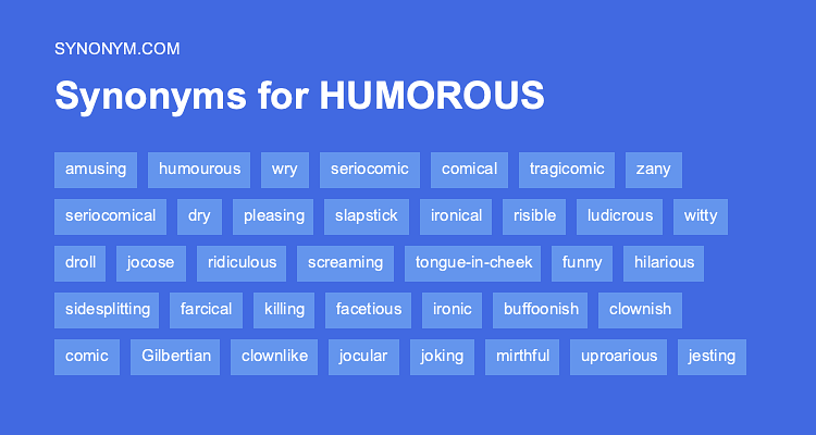 synonym for humorous