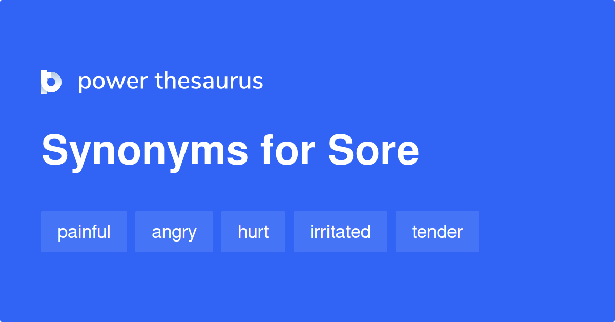 synonym for sore